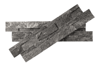 3D мозаика из камня RKS SLATE Кварцит Monsoon Black Rockface