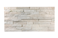Текстура белого кварцита 3D панели RKS SLATE White Quartz Classic, крупный план